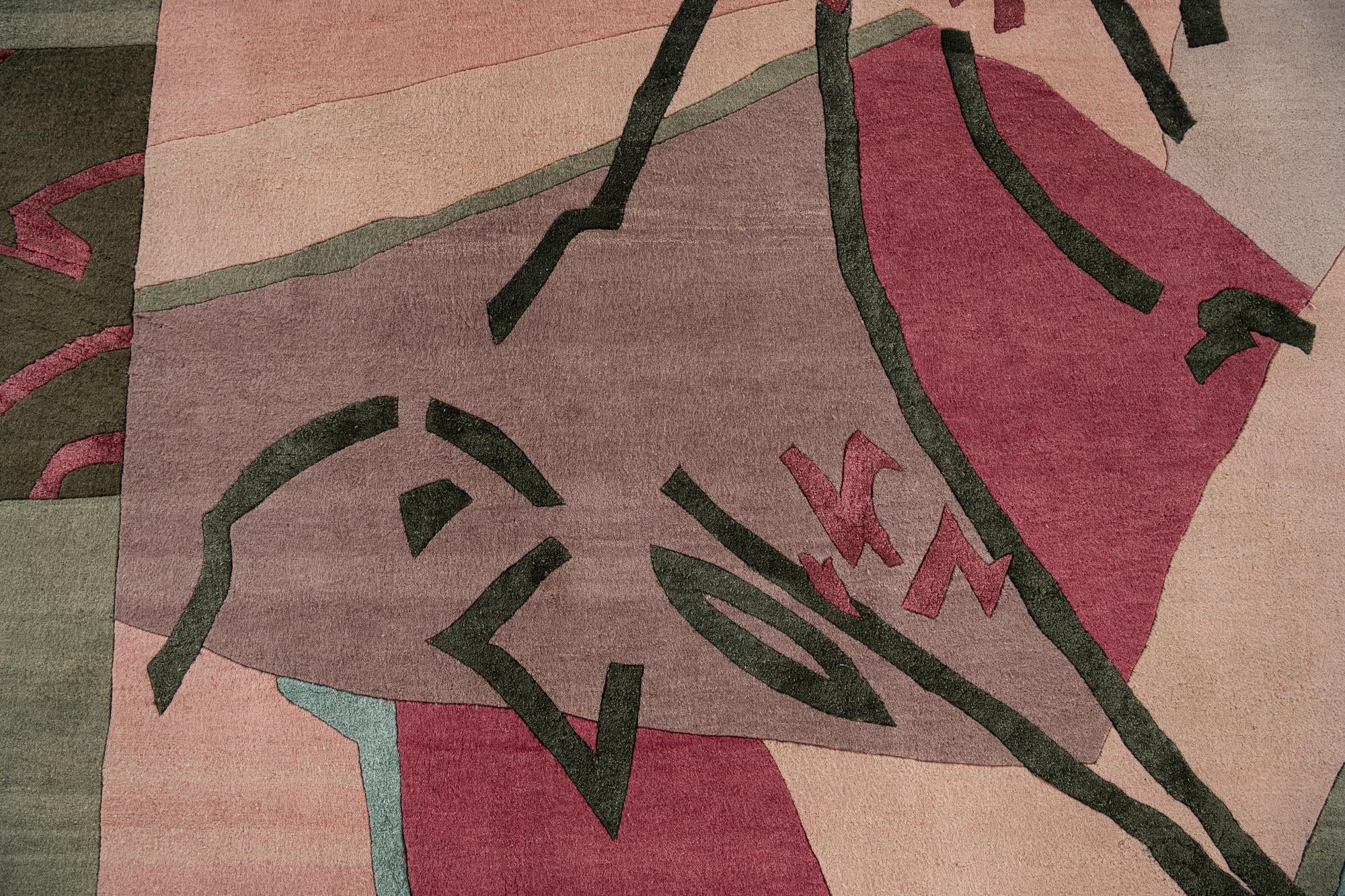 6' 7 x 9' 9 Hand Knotted Tibet Rug