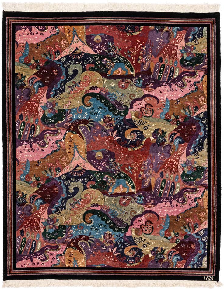 Detail image of 5' 7 x 8' 2 Tibet Wool Rug