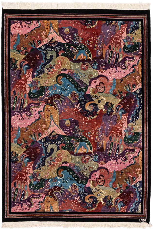 Detail image of 5' 7 x 8' 2 Tibet Wool Rug