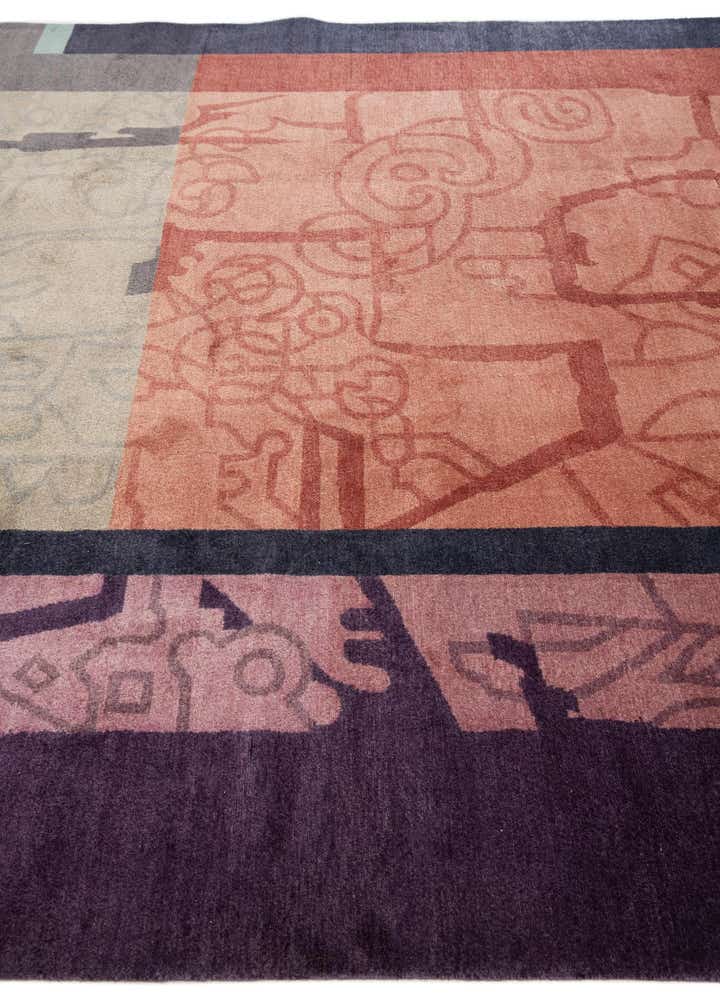 6' 6 x 9' 1 Hand Knotted Tibet Wool Rug