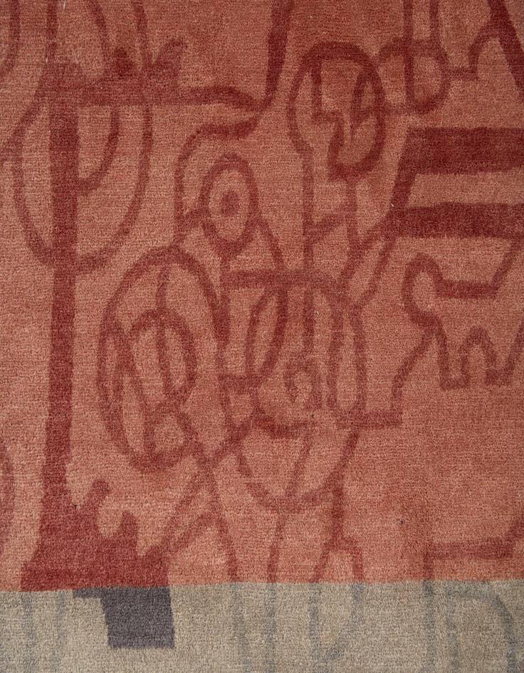 Detail image of 6' 6 x 9' 1 Hand Knotted Tibet Wool Rug
