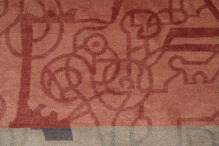 6' 6 x 9' 1 Hand Knotted Tibet Wool Rug