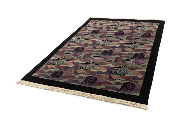 Detail image of 6' 7 x 9' 6 Hand Knotted Tibet Wool Rug