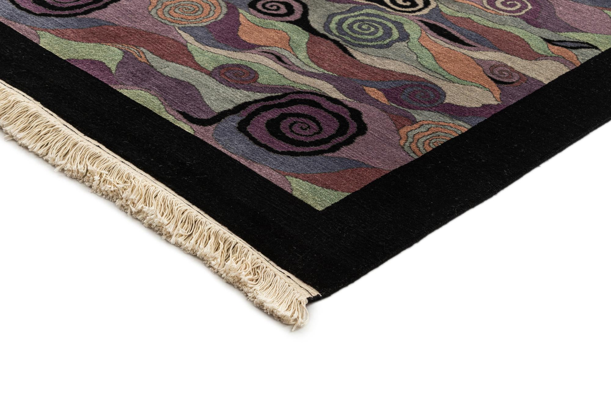 6' 7 x 9' 6 Hand Knotted Tibet Wool Rug