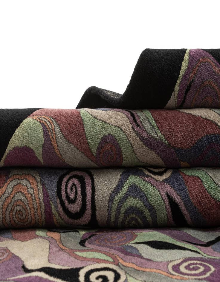 Detail image of 6' 7 x 9' 6 Hand Knotted Tibet Wool Rug