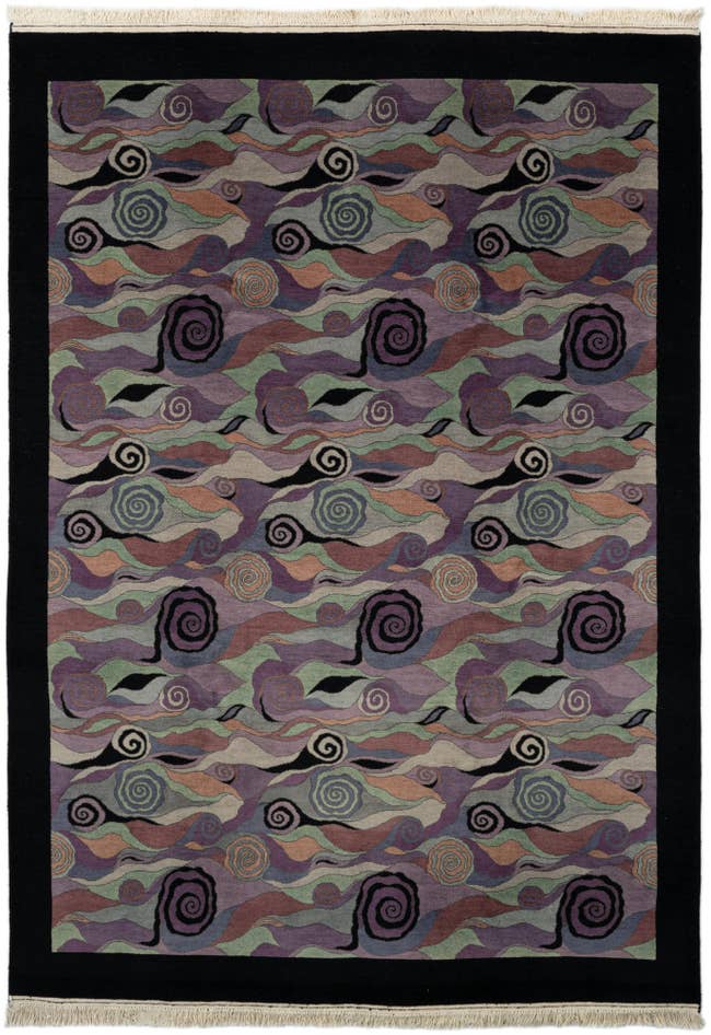 Detail image of 6' 7 x 9' 6 Hand Knotted Tibet Wool Rug
