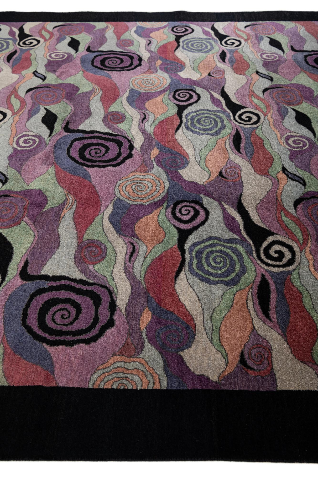 6' 7 x 9' 8 Hand Knotted Tibet Wool Rug