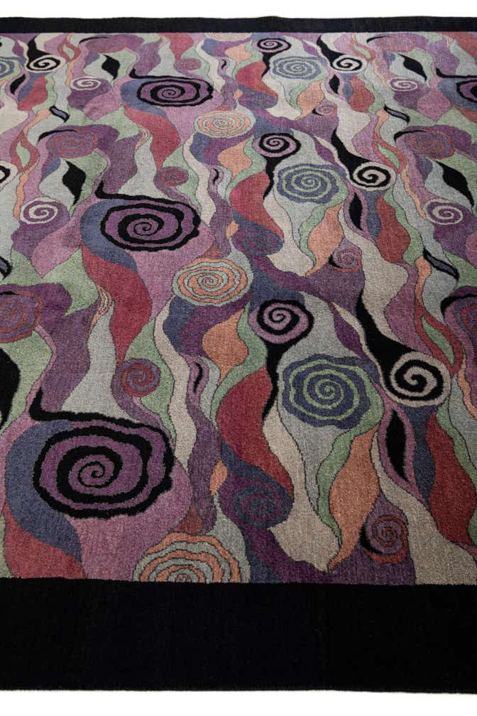 6' 7 x 9' 8 Hand Knotted Tibet Wool Rug