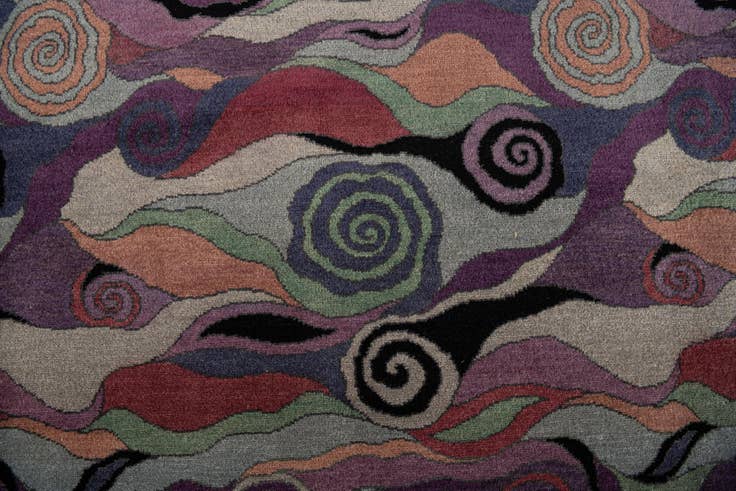 Detail image of 6' 7 x 9' 8 Hand Knotted Tibet Wool Rug
