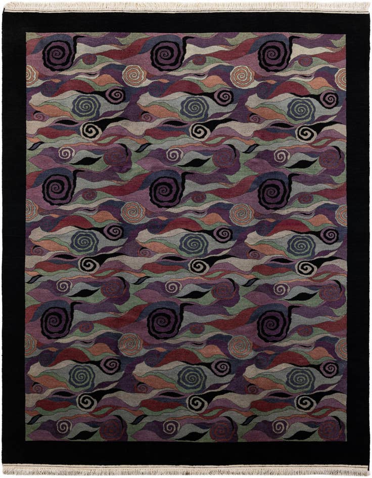 Detail image of 6' 7 x 9' 8 Hand Knotted Tibet Wool Rug