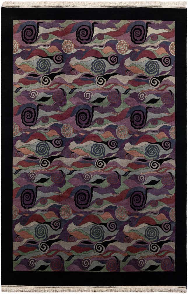 6' 7 x 9' 8 Hand Knotted Tibet Wool Rug