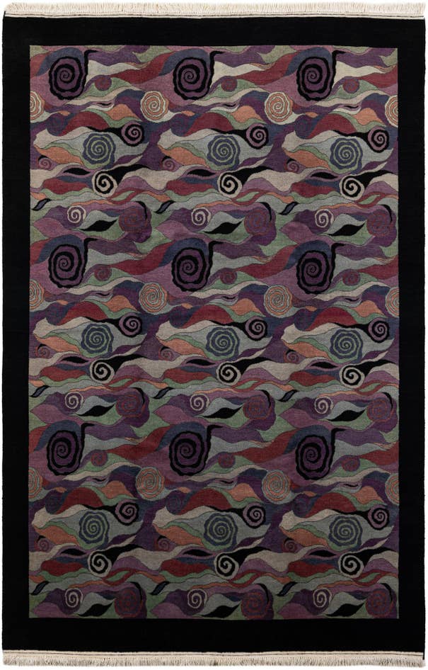 Detail image of 6' 7 x 9' 8 Hand Knotted Tibet Wool Rug