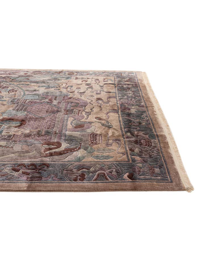 Detail image of 10' x 12' 11  Hand Knotted Tibet Wool Rug