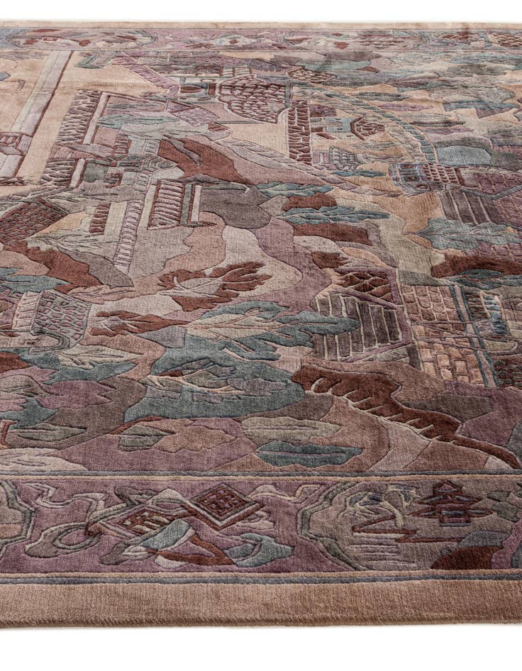 Detail image of 10' x 12' 11  Hand Knotted Tibet Wool Rug