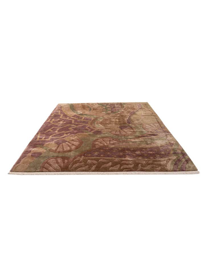 8' 2 x 11' 7 Hand Knotted Tibet Wool Rug