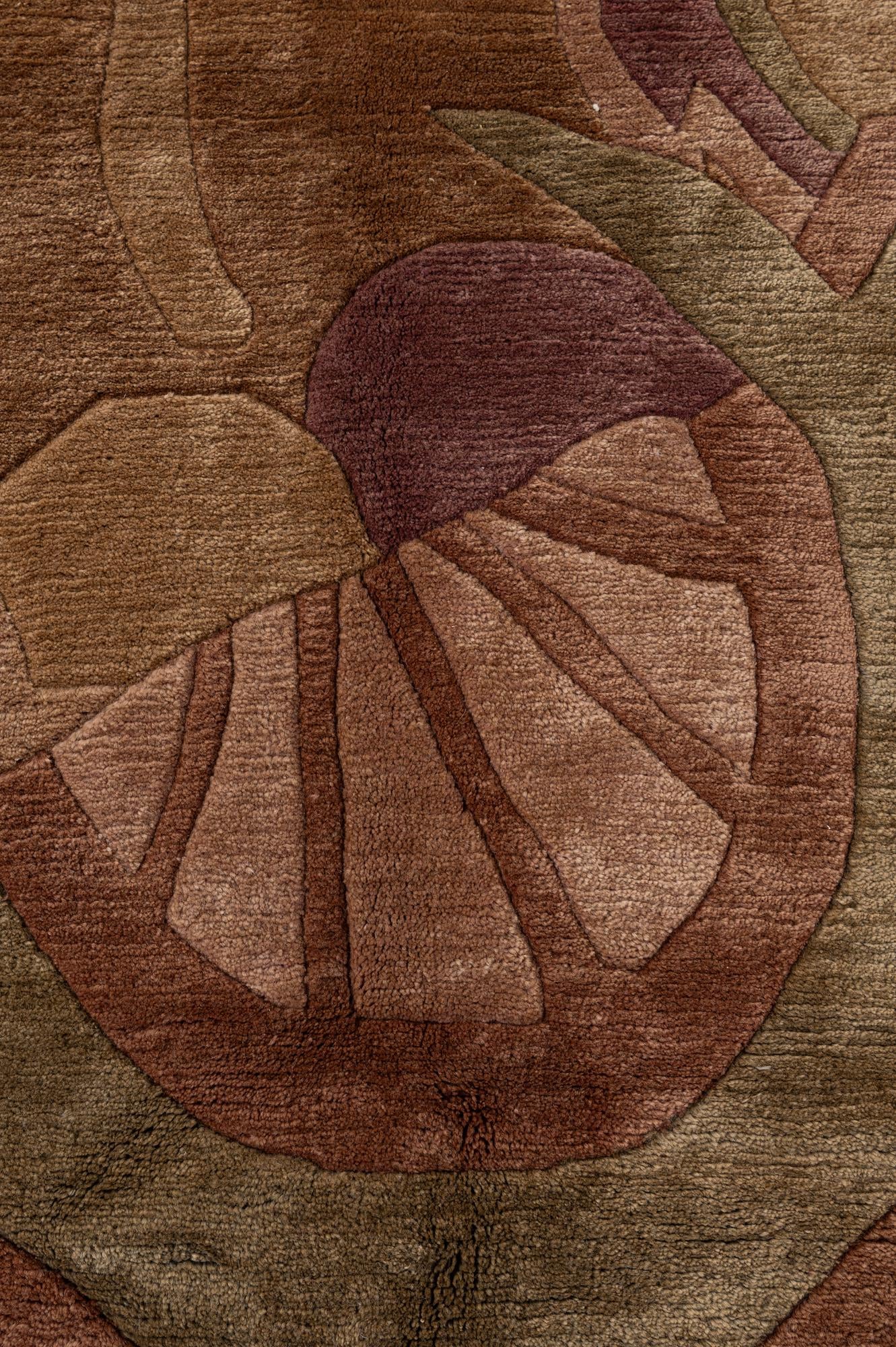 8' 2 x 11' 7 Hand Knotted Tibet Wool Rug