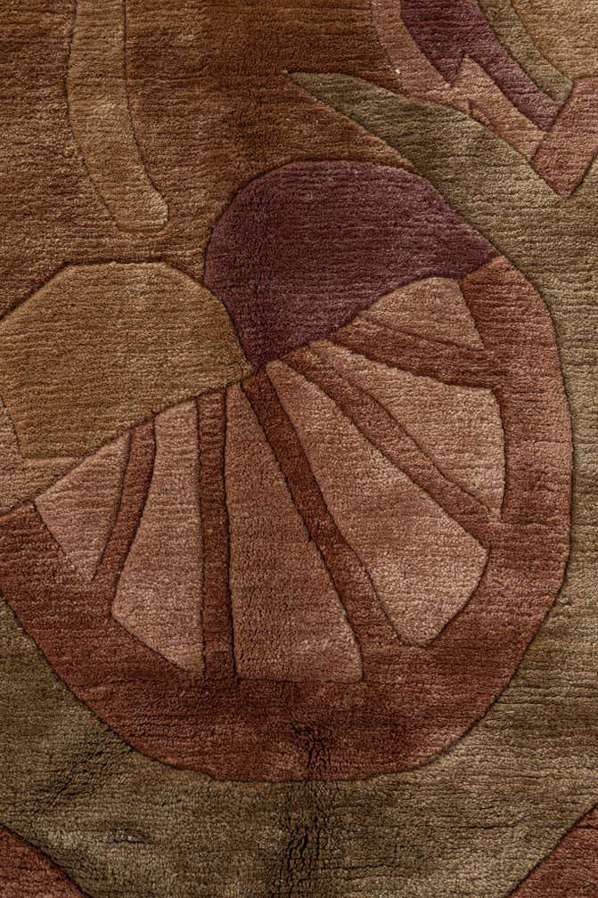 8' 2 x 11' 7 Hand Knotted Tibet Wool Rug