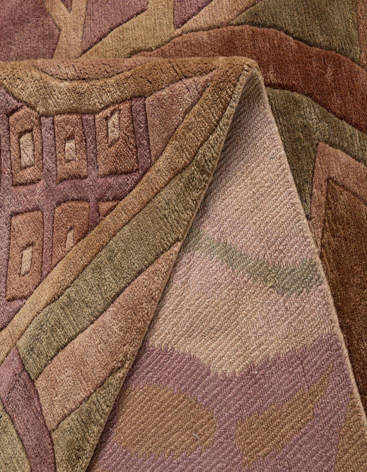 Detail image of 8' 2 x 11' 7  Hand Knotted Tibet Wool Rug