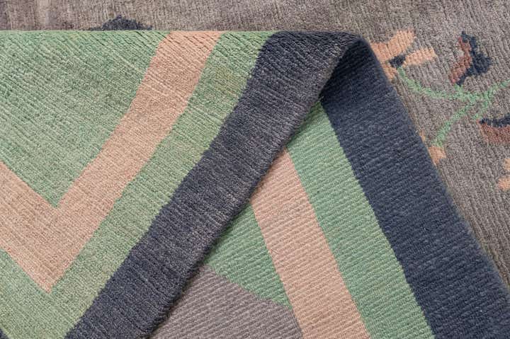 6' 8 x 8' 4 Hand Knotted Tibet Wool Rug