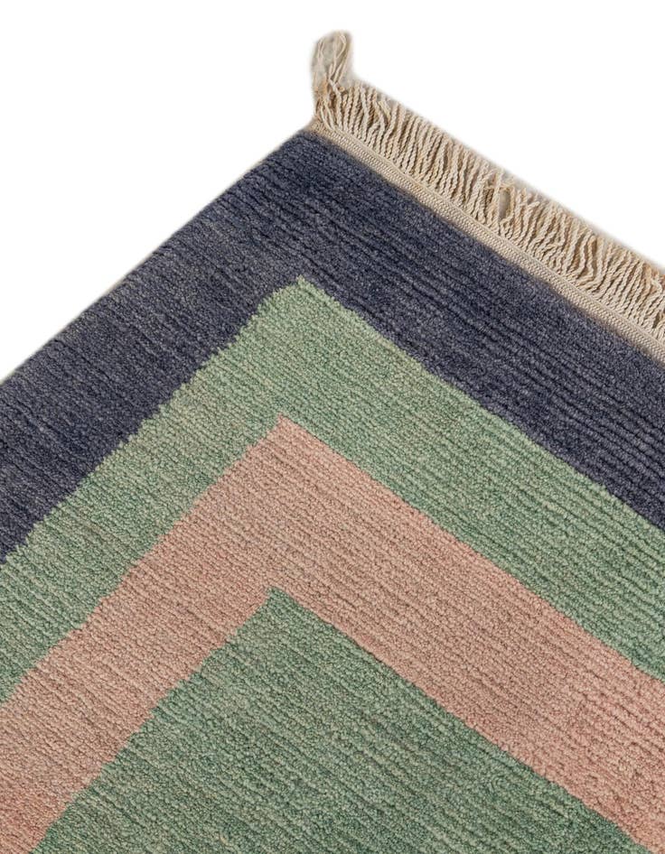 Detail image of 6' 8 x 8' 4  Hand Knotted Tibet Wool Rug