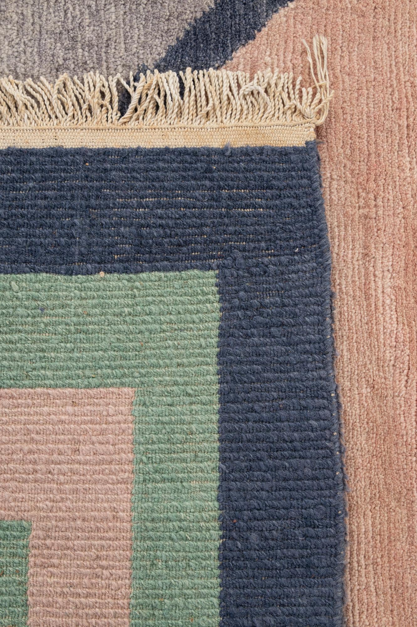6' 8 x 8' 4 Hand Knotted Tibet Wool Rug