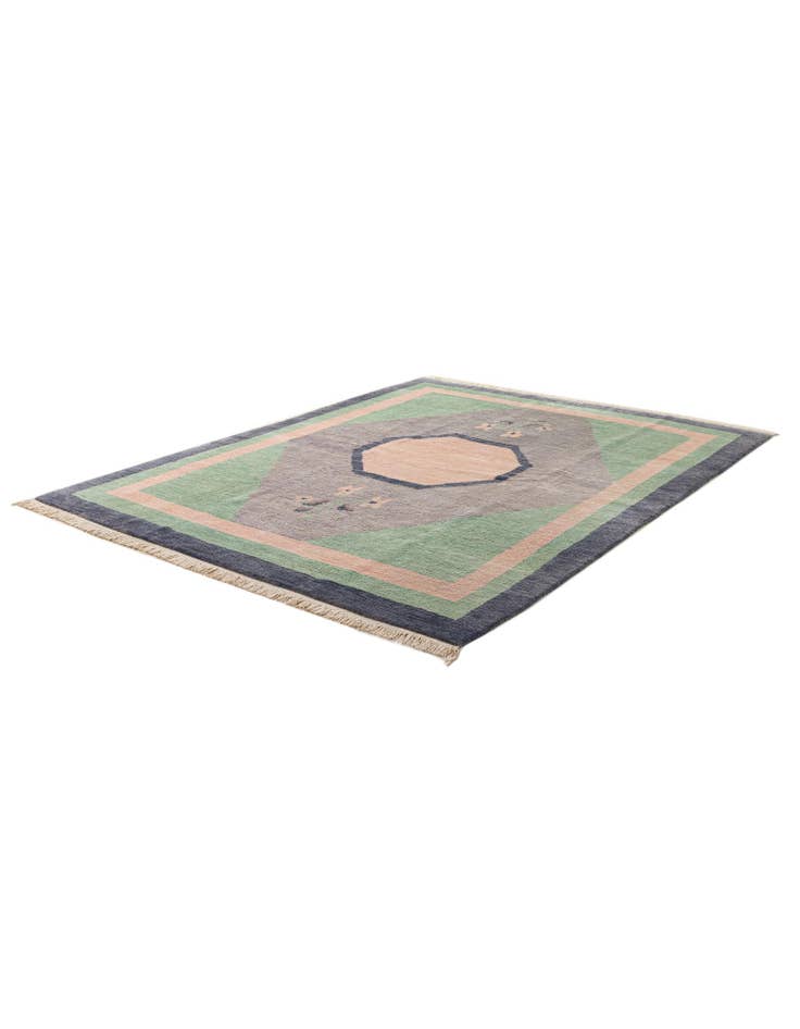 Detail image of 6' 8 x 8' 4 Hand Knotted Tibet Wool Rug