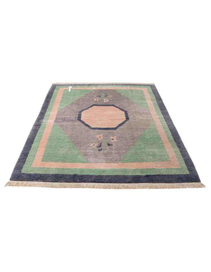 6' 8 x 8' 4 Hand Knotted Tibet Wool Rug