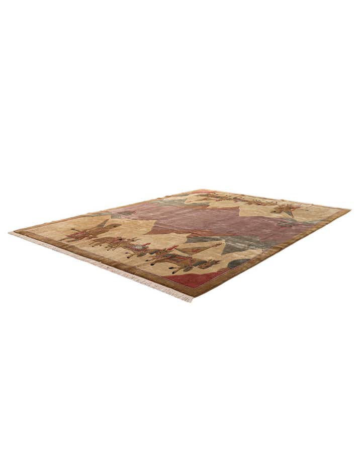 8' 4 x 11' Hand Knotted Tibet Wool Rug