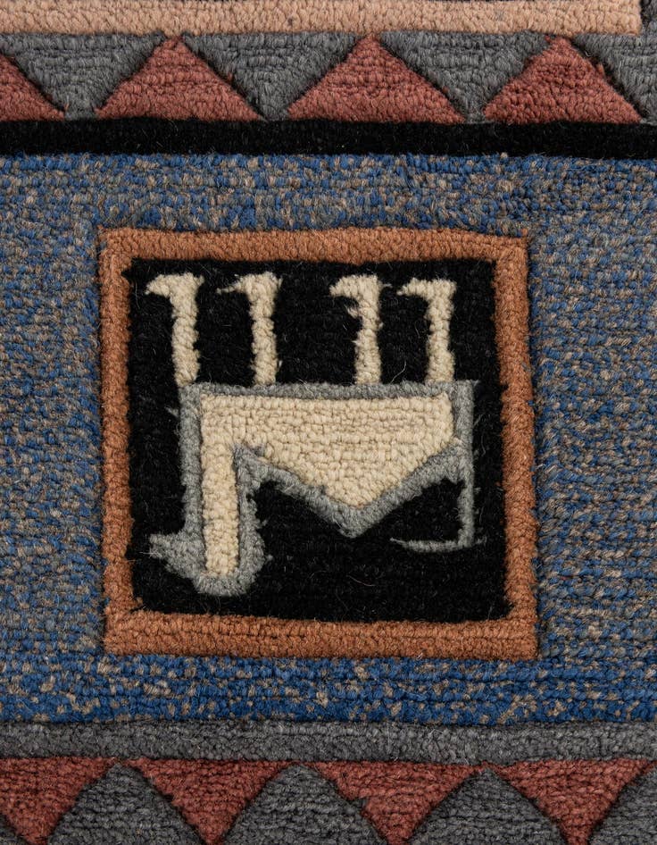 Detail image of 5' 8 x 7' 7  Hand Knotted Tibet Wool Rug