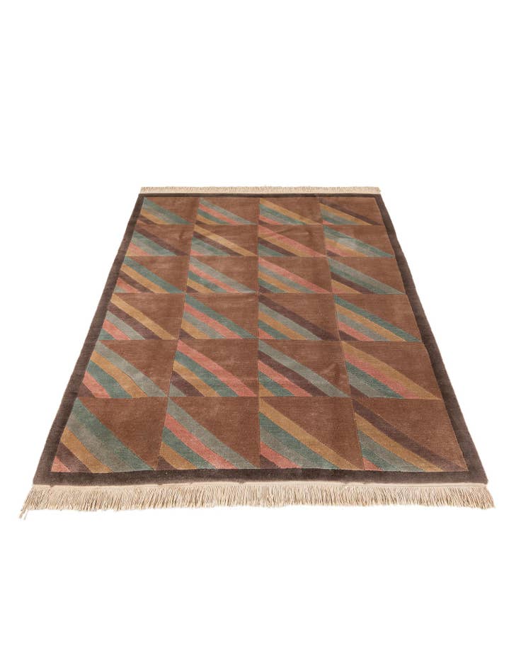 Detail image of 5' 6 x 8' 1 Hand Knotted Tibet Wool Rug