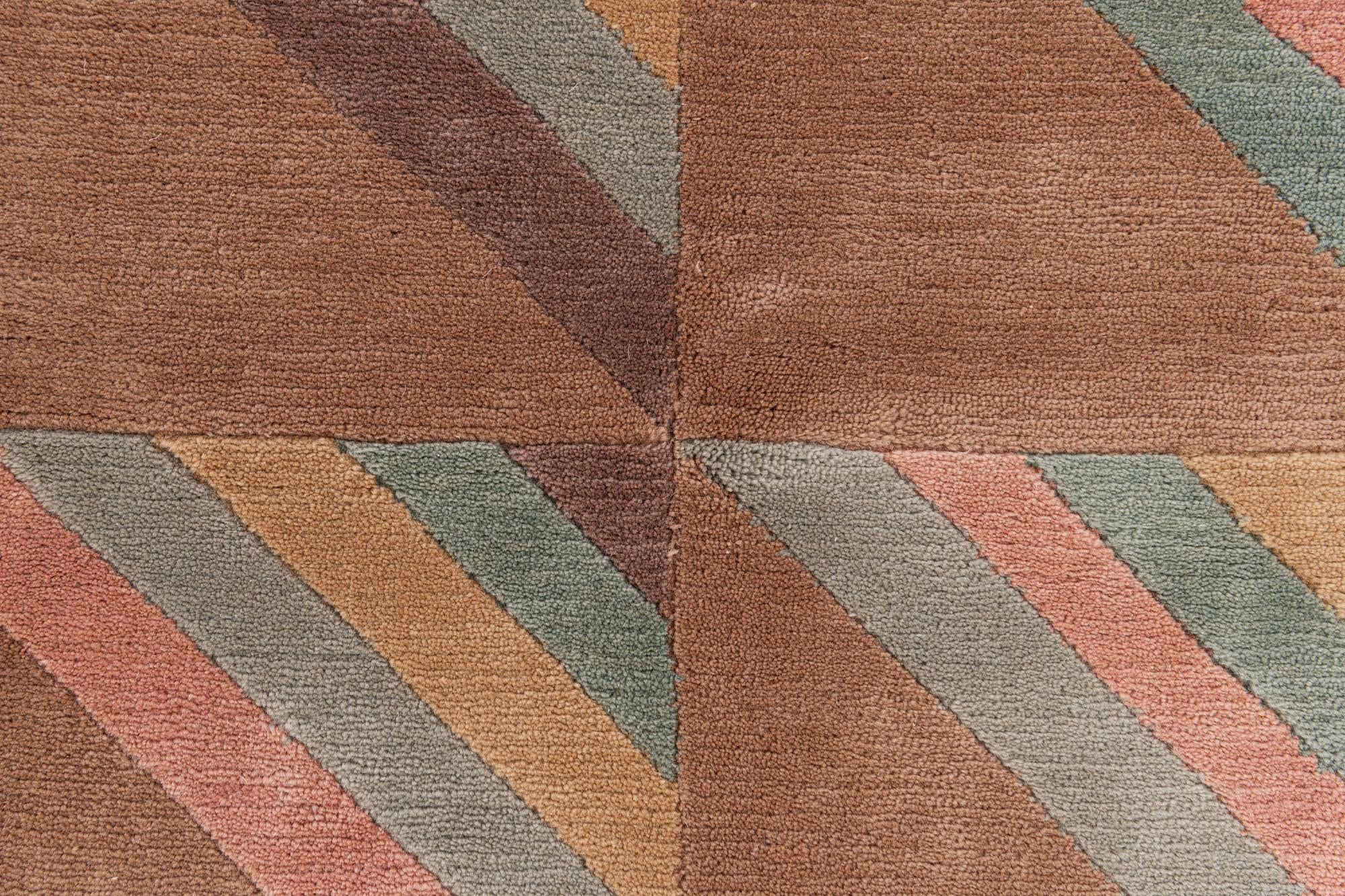 5' 6 x 8' 1 Hand Knotted Tibet Wool Rug
