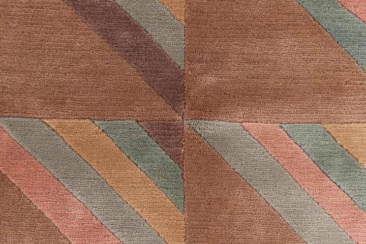 5' 6 x 8' 1 Hand Knotted Tibet Wool Rug