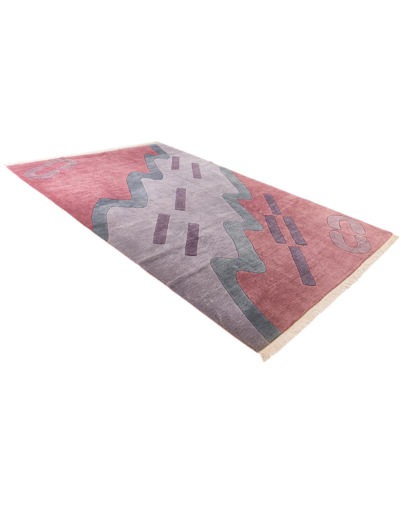 7' 3 x 11' 1 Hand Knotted Tibet Wool Rug