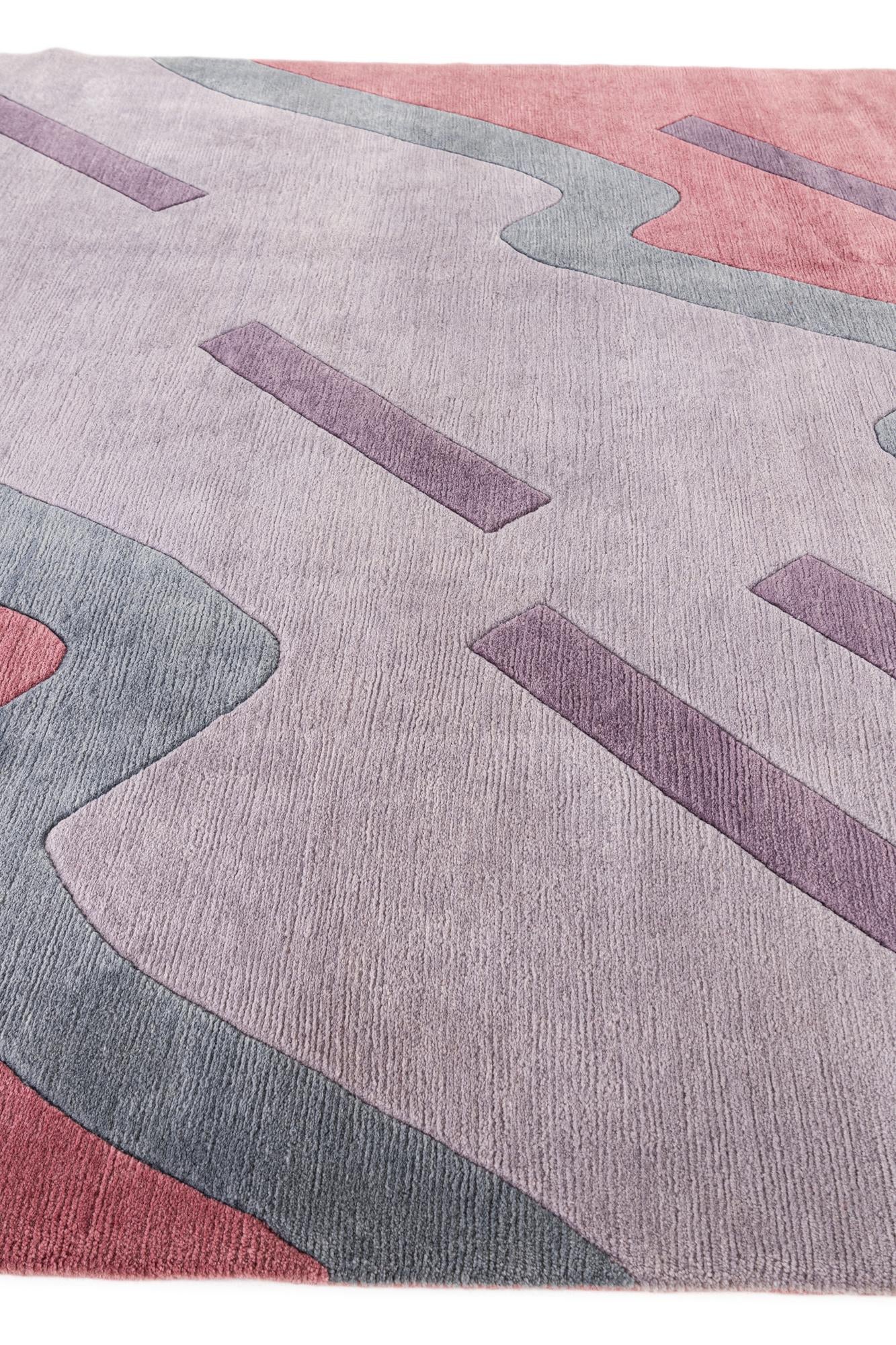 7' 3 x 11' 1 Hand Knotted Tibet Wool Rug