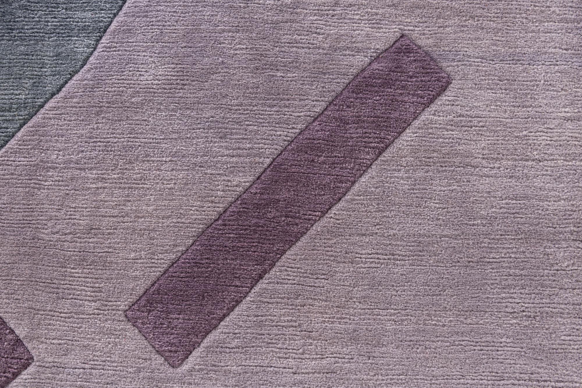 7' 3 x 11' 1 Hand Knotted Tibet Wool Rug