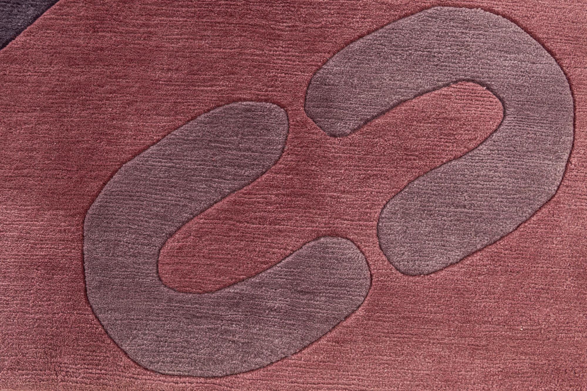 7' 3 x 11' 1 Hand Knotted Tibet Wool Rug