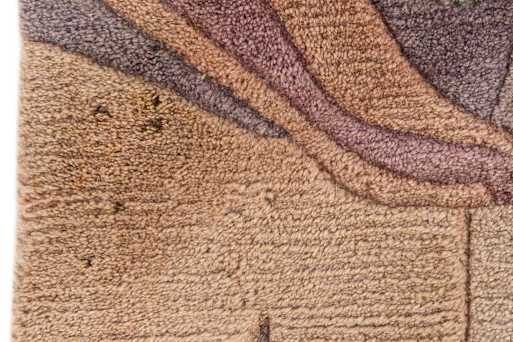 5' 9 x 8' Hand Knotted Tibet Wool Rug