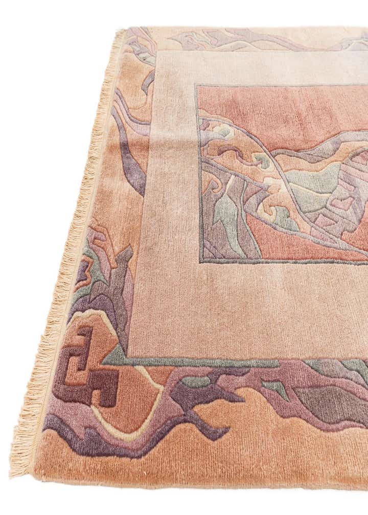 5' 9 x 8' Hand Knotted Tibet Wool Rug