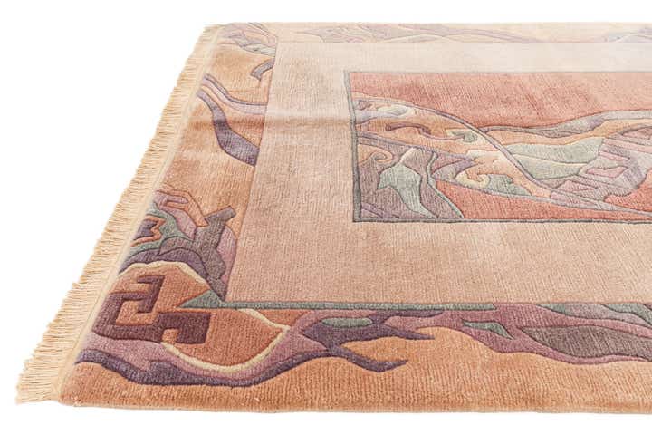 5' 9 x 8' Hand Knotted Tibet Wool Rug