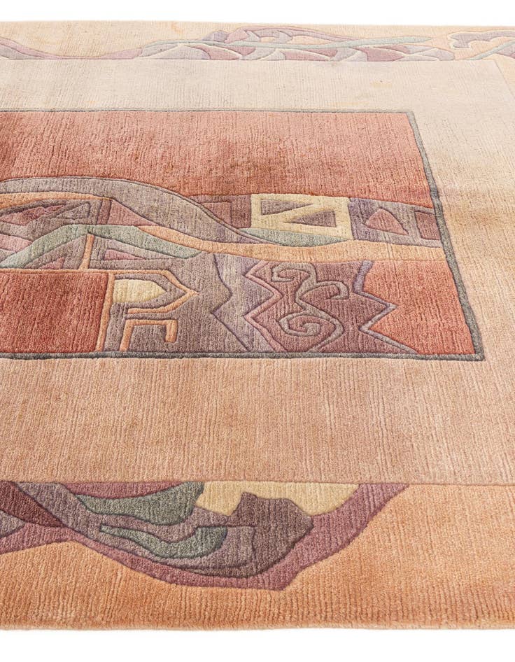 Detail image of 5' 9 x 8' Hand Knotted Tibet Wool Rug