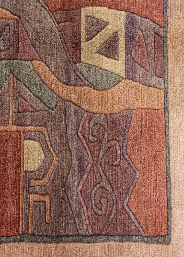 5' 9 x 8' Hand Knotted Tibet Wool Rug