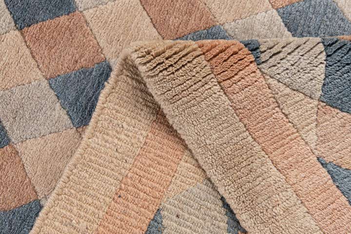 4' 7 x 6' 4 Hand Knotted Tibet Wool Rug