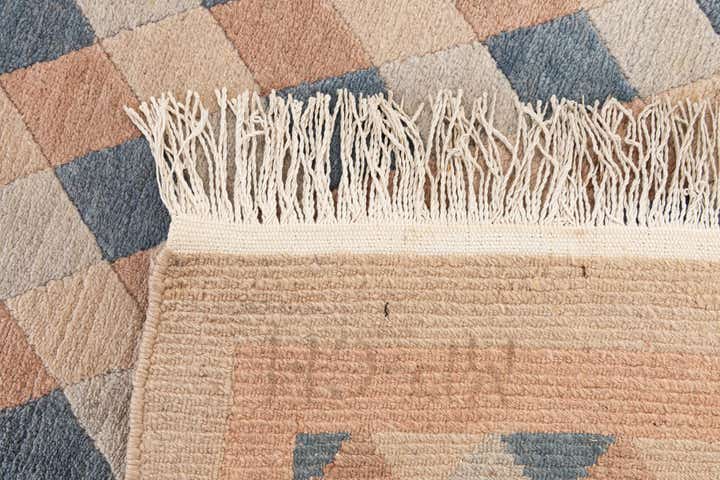 4' 7 x 6' 4 Hand Knotted Tibet Wool Rug