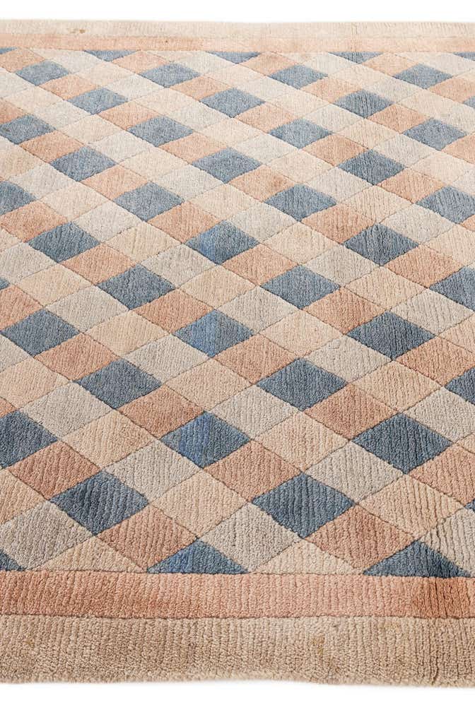 4' 7 x 6' 4 Hand Knotted Tibet Wool Rug