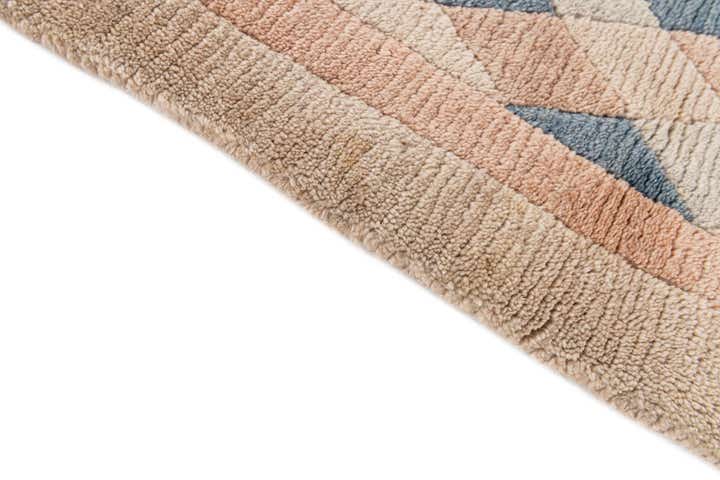 4' 7 x 6' 4 Hand Knotted Tibet Wool Rug