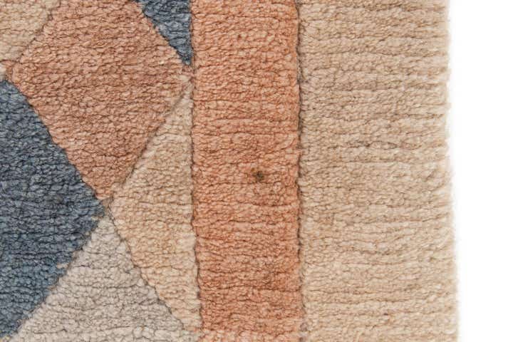 4' 7 x 6' 4 Hand Knotted Tibet Wool Rug