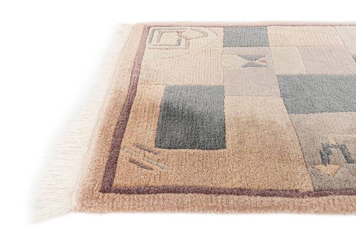 Detail image of 2' 3 x 3' 2 Hand Knotted Tibet Wool Rug