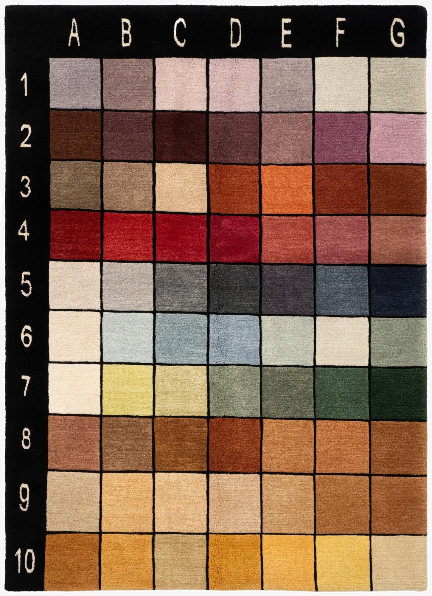 4' 9 x 6' 7  Hand Knotted Tibet Wool Rug