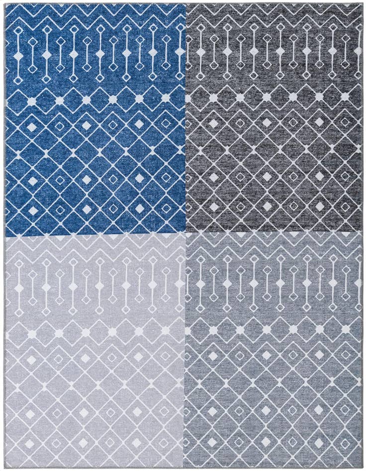 Detail image of 5' 3 x 7' 7 Washable Timeless Rug