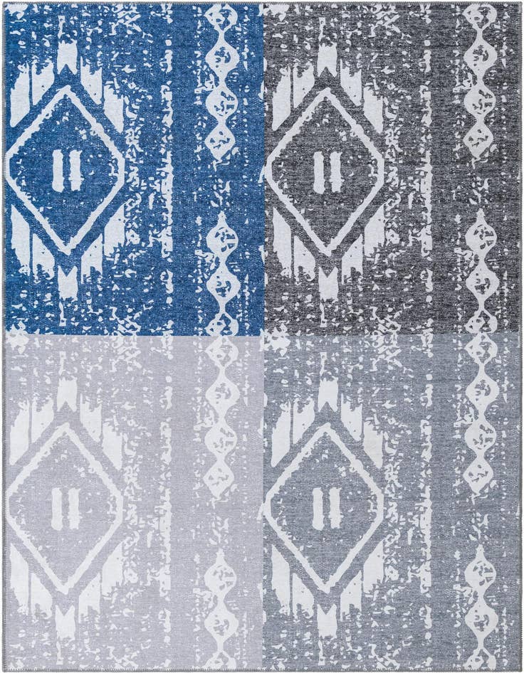 Detail image of 5' 3 x 7' 7 Washable Timeless Rug